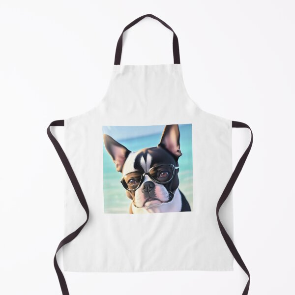 Item preview, Boston Terrier with Sunglasses at the Beach designed and sold by steph5477.