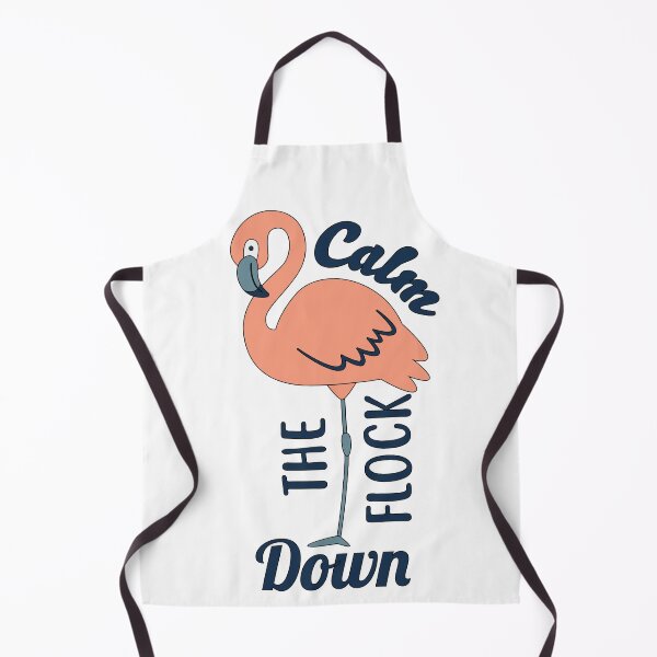 Item preview, Calm the flock down flamingo designed and sold by captainhobbyist.