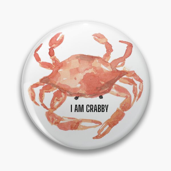 Item preview, I am Crabby - Crab design for light-colored shirts designed and sold by LandSeaDesigns.