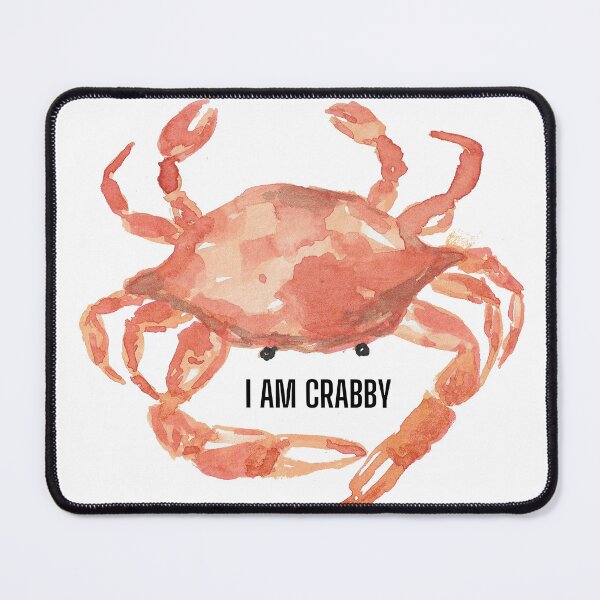 Item preview, I am Crabby - Crab design for light-colored shirts designed and sold by LandSeaDesigns.