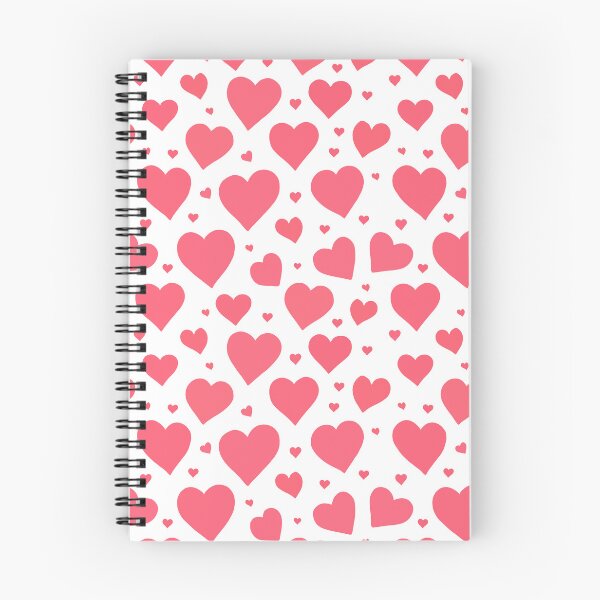 Item preview, Cute pink hearts pattern designed and sold by mariakostory.