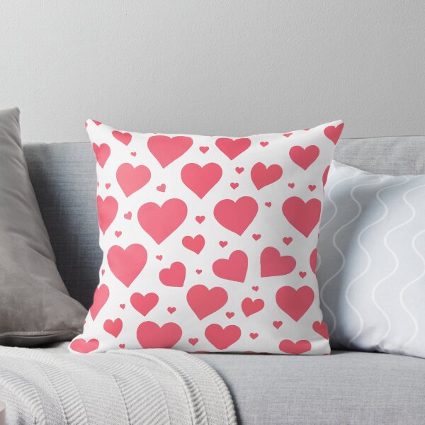 Item preview, Cute pink hearts pattern designed and sold by mariakostory.