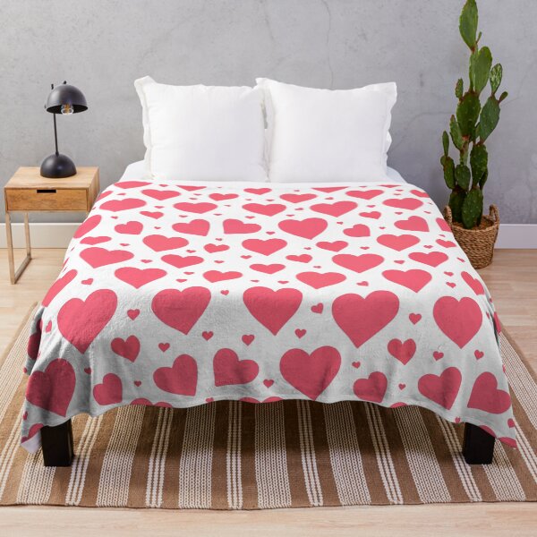 Item preview, Cute pink hearts pattern designed and sold by mariakostory.