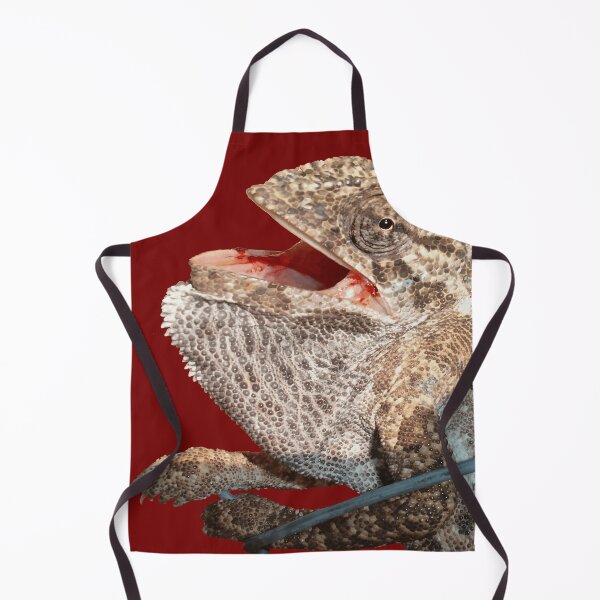Item preview, Chameleon With Open Mouth Nerdy Reptile Vector Art designed and sold by taiche.