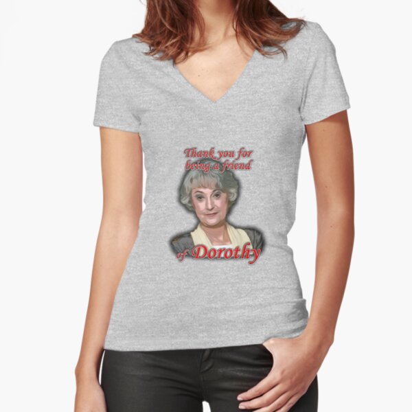 Friend of Dorothy Fitted V-Neck T-Shirt