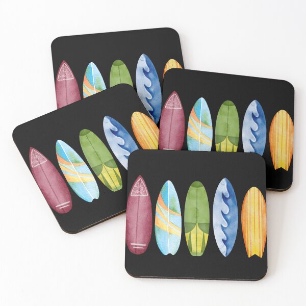 Item preview, Colorful Surfboard design designed and sold by LandSeaDesigns.