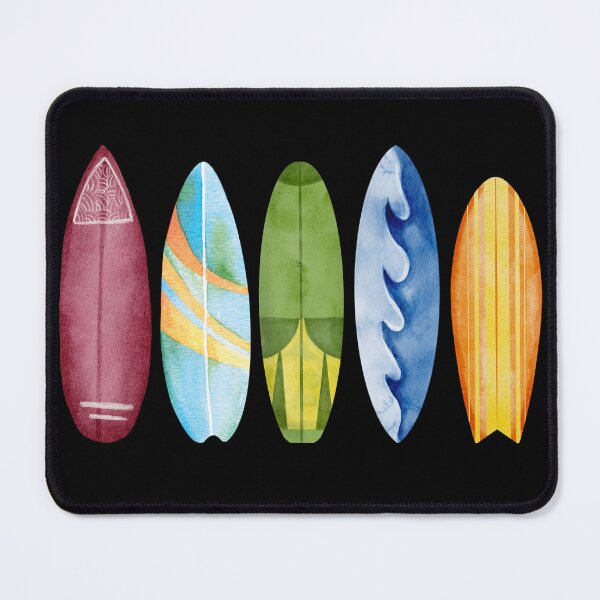 Item preview, Colorful Surfboard design designed and sold by LandSeaDesigns.