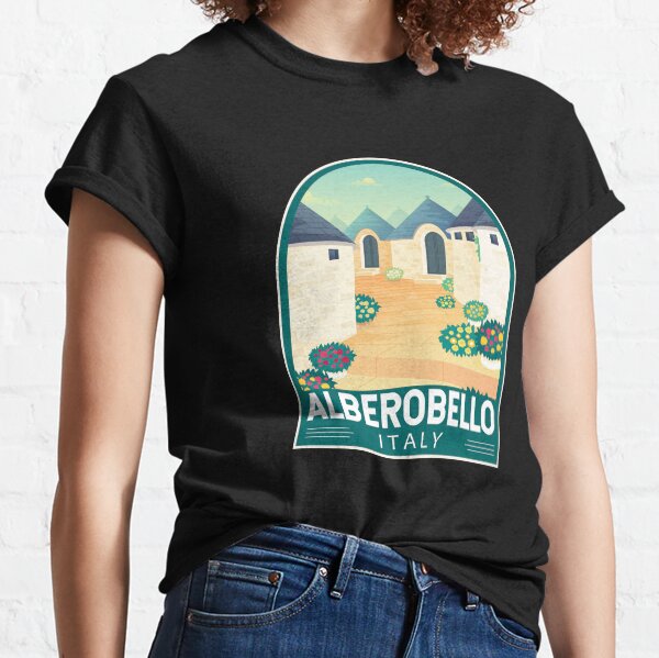 vintage ALBEROBELLO multi design shirt
