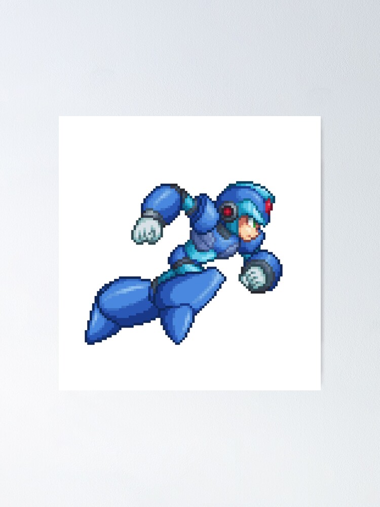 Megaman x pixelart | Poster