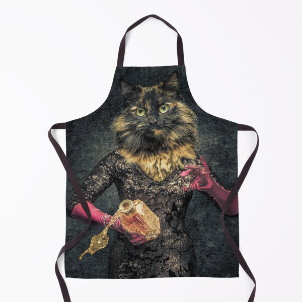 Item preview, Portrait of anthropomorphic tortoiseshell cat with a woman's body designed and sold by bailey-cooper.