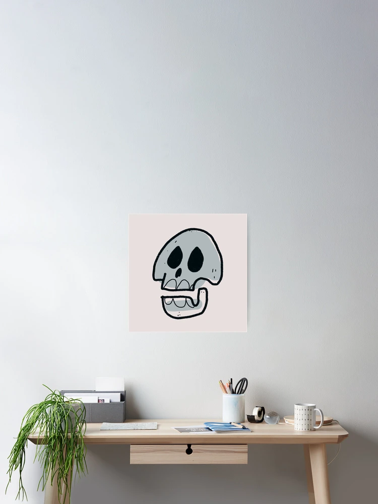 Thumbnail 2 of 3, Poster, Skull designed and sold by RojasDesign.