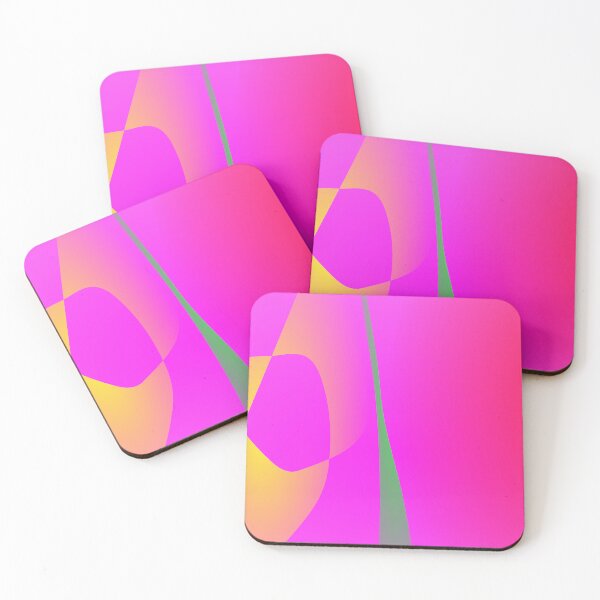 Item preview, Magenta and Purple Multi Colored Circle on Pink Background designed and sold by masabo.