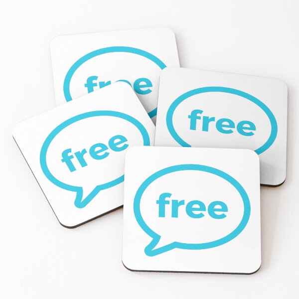 Item preview, Free Speech Blue designed and sold by freethoughtuk.