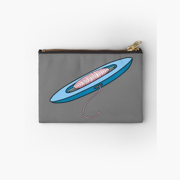 Item preview, Pink and blue weaving shuttle designed and sold by Miriam Omura.