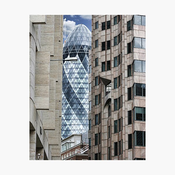 Sneak Peek - The Gherkin Photographic Print