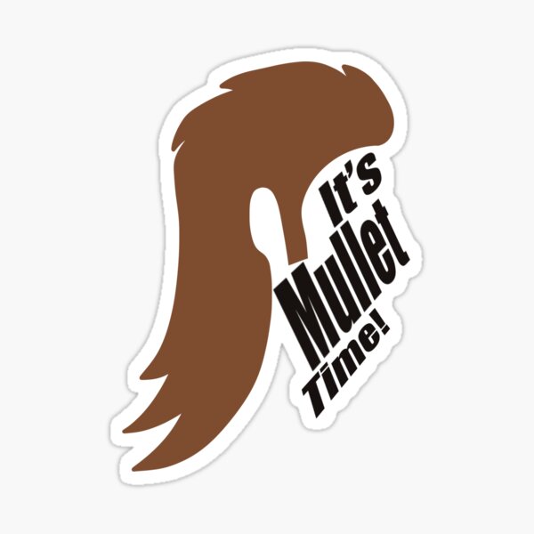 Item preview, It’s Mullet Time (brown) designed and sold by MamaMaeFlower.