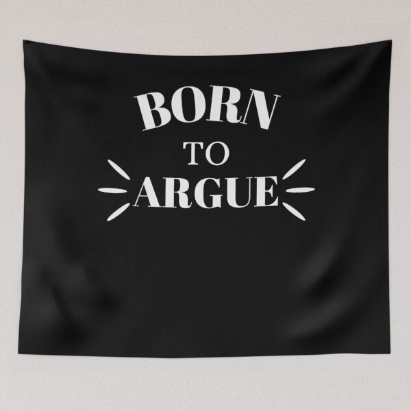 Item preview, Born to argue, Law Students designed and sold by Alterock Designs.