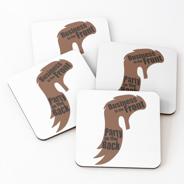 Item preview, Mullet - Business in the Front, Party in the Back (brown black) designed and sold by MamaMaeFlower.