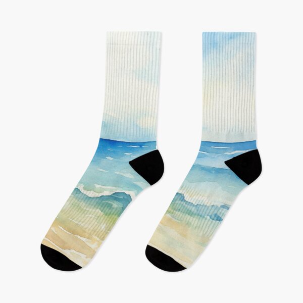 Item preview, Ocean waves beach watercolor #3 designed and sold by NatureSight.