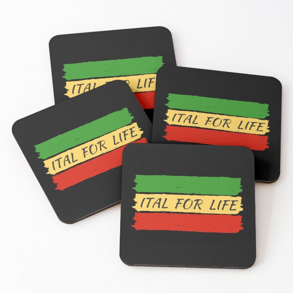 Item preview, Rasta Ital For Life Vegan Clean Food Vegetarian designed and sold by StoneCrowDesign.