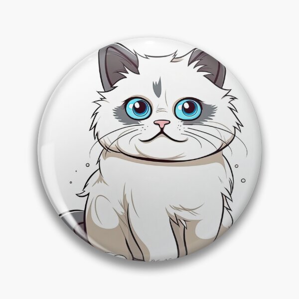 Artikelvorschau, Playful Cat Design for Relaxation & Joy: Ragdoll Cat Breed-Themed File entworfen und verkauft von DooodleGod.