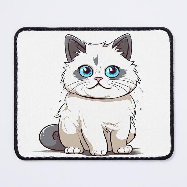 Artikelvorschau, Playful Cat Design for Relaxation & Joy: Ragdoll Cat Breed-Themed File entworfen und verkauft von DooodleGod.