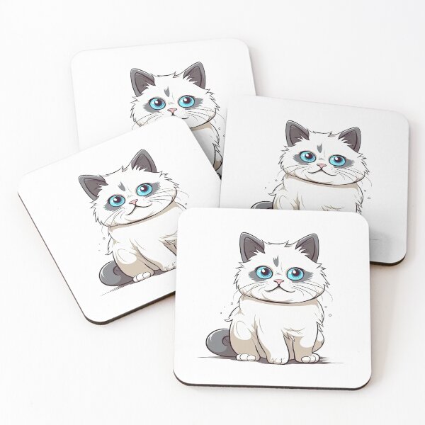 Artikelvorschau, Playful Cat Design for Relaxation & Joy: Ragdoll Cat Breed-Themed File entworfen und verkauft von DooodleGod.