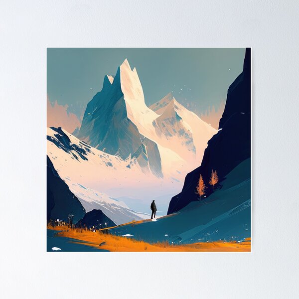 Item preview, Snowy Mountains designed and sold by ArkenCross.
