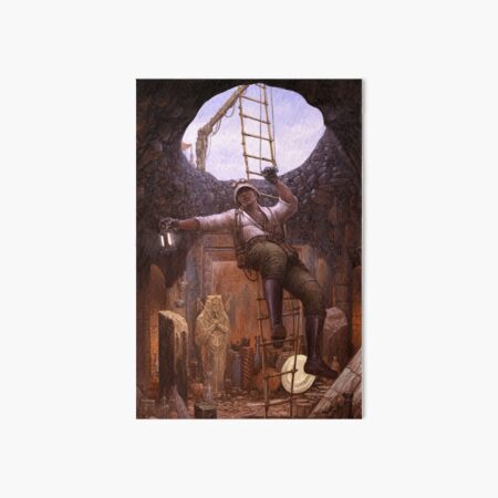 Steampunk Archaeologist Art Board Print