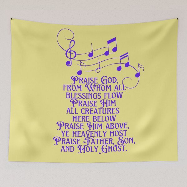 Item preview, Doxology (Praise God From Whom All Blessings Flow) designed and sold by jutaylor.