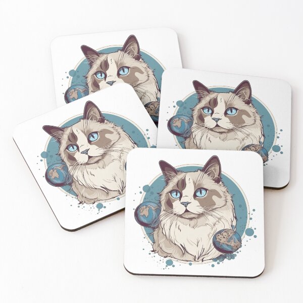 Item preview, Royale Cat Breed Design - Playful and Adorable Ragdoll Cat Activity Themed File designed and sold by DooodleGod.