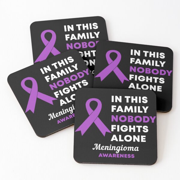 Item preview, In This Family Nobody Fights Alone Meningioma Awareness designed and sold by Color-Sparkle.