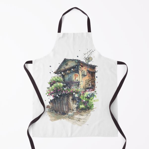 Artikelvorschau, Japanisches Haus mit Blumen entworfen und verkauft von Albert Kiefer.
