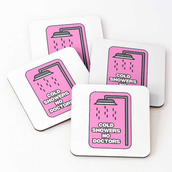 Item preview, Cold Showers No Doctors | Pink  designed and sold by JaneDesignsForU.