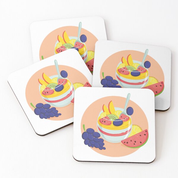 Item preview, tropical dessert. Fruits, sweets designed and sold by viktoriaart0303.