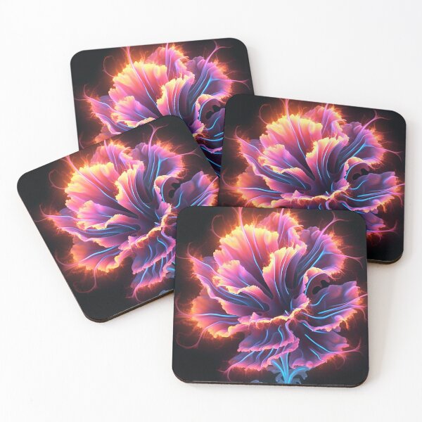 Item preview, Cyberpunk Neon Carnation  designed and sold by Basilix.