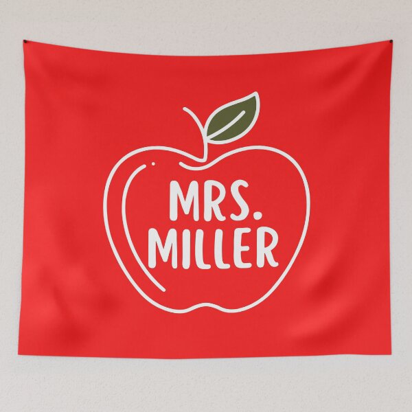 Item preview, Mrs Miller Teacher Back To School Appreciation designed and sold by SunfullyYours.