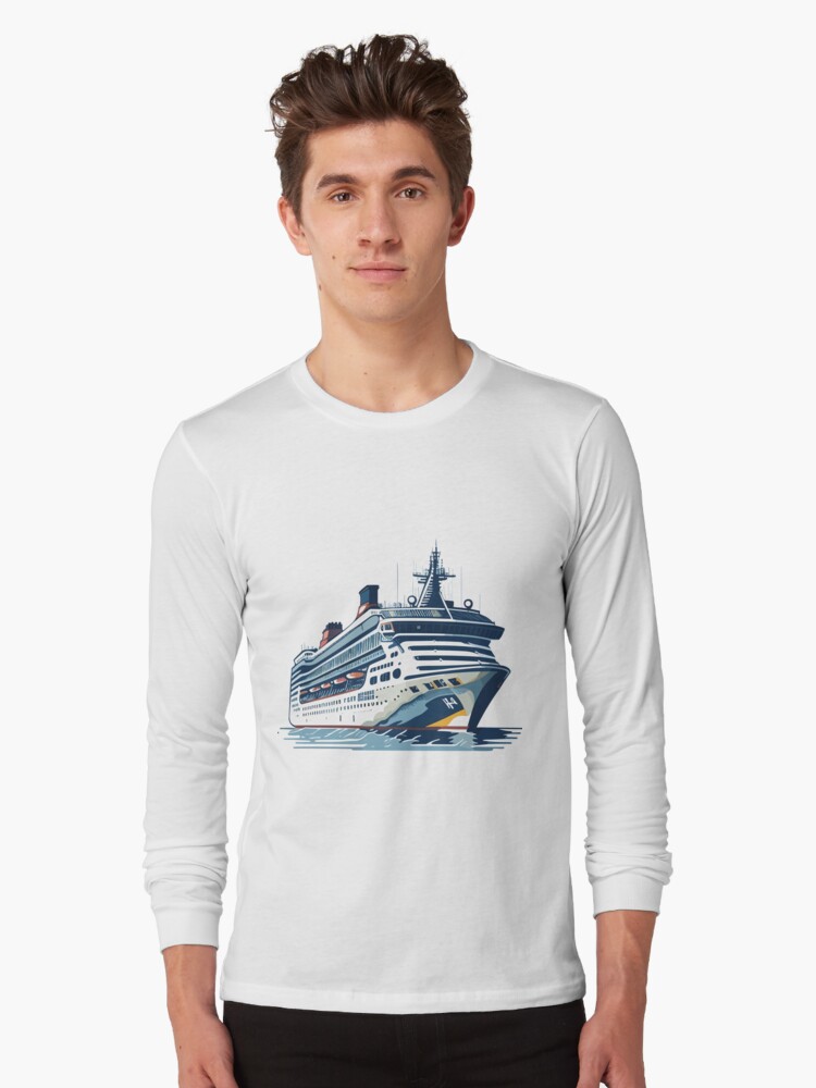 Thumbnail 1 von 5, Langarmshirt, Kreuzfahrtschiff designt und verkauft von Gooddaycanvas.