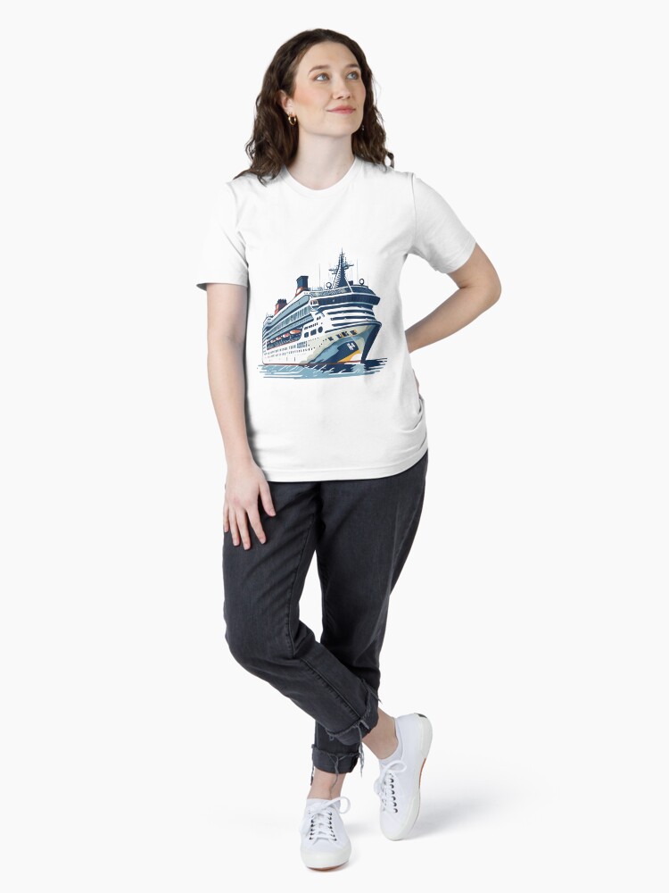 Thumbnail 4 von 7, Essential T-Shirt, Kreuzfahrtschiff designt und verkauft von Gooddaycanvas.