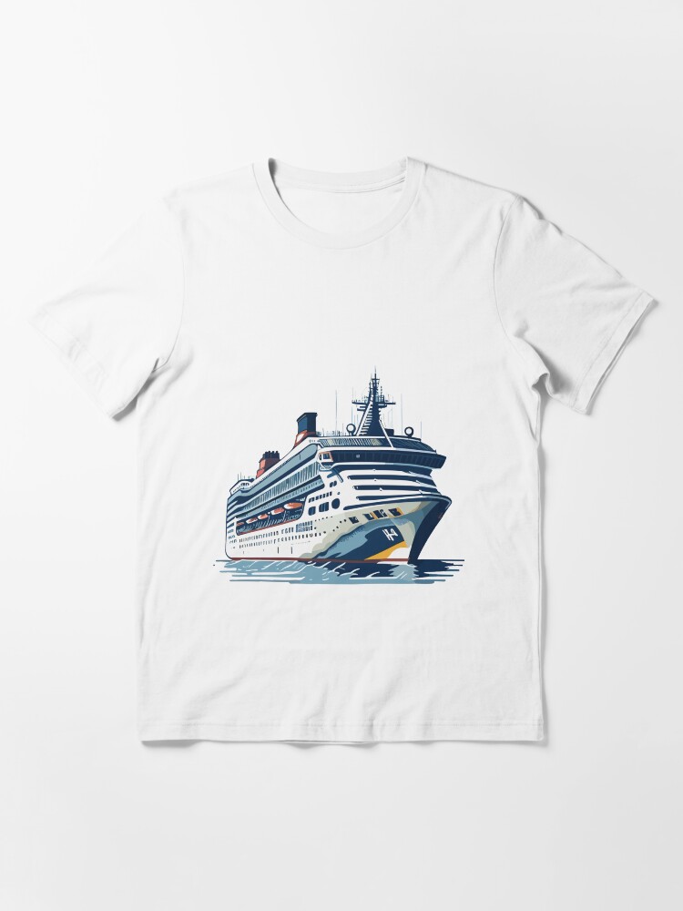 Thumbnail 3 von 7, Essential T-Shirt, Kreuzfahrtschiff designt und verkauft von Gooddaycanvas.
