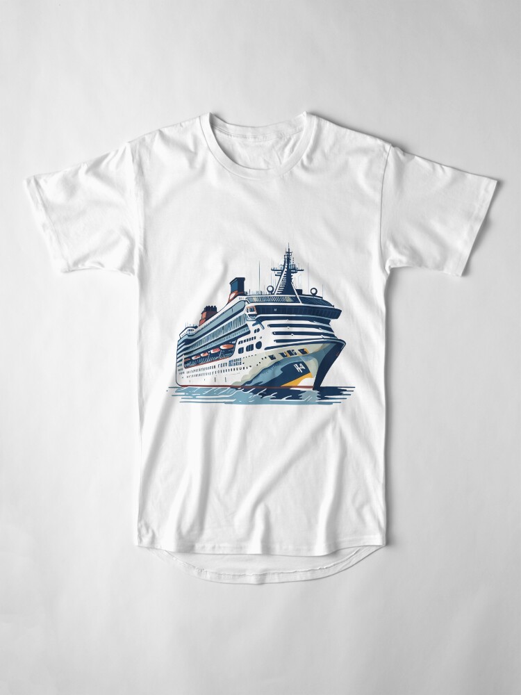 Thumbnail 4 von 5, Longshirt, Kreuzfahrtschiff designt und verkauft von Gooddaycanvas.
