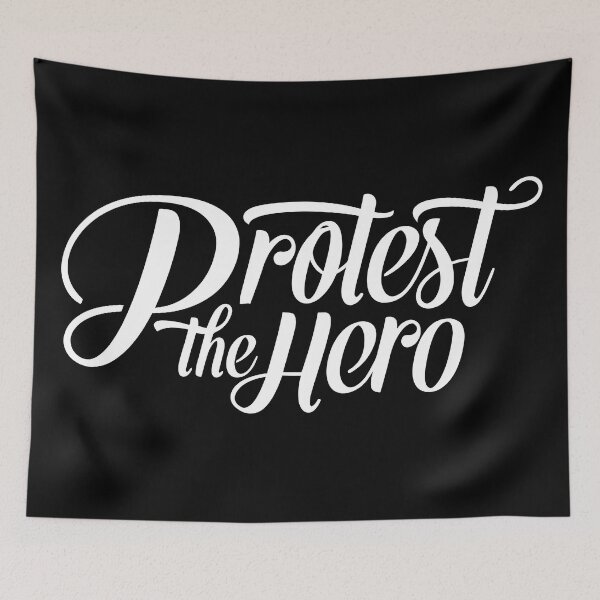 Item preview, Protest the Hero - White Cursive Logo designed and sold by FiveFifteen.