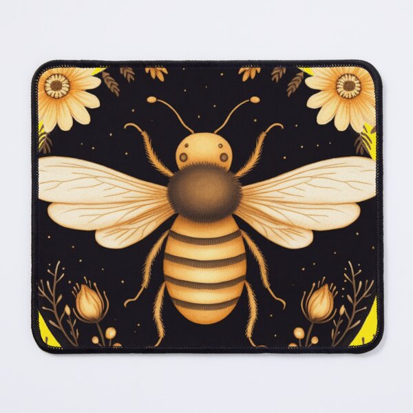 Item preview, Honey Moon - Bee and Floral Design designed and sold by geodedebit.
