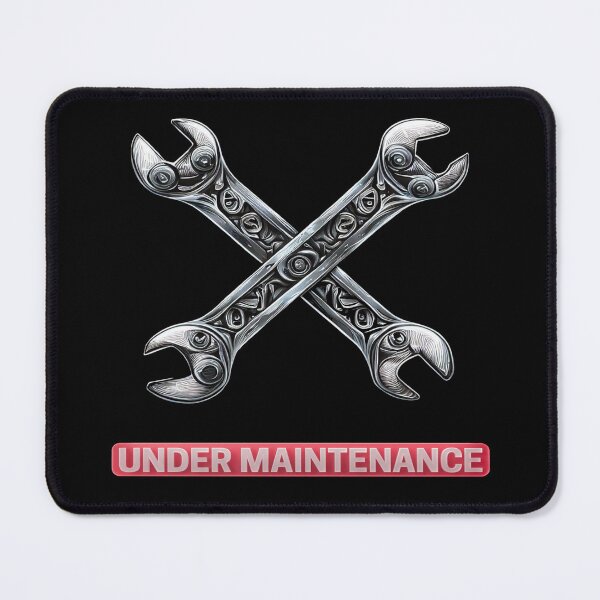 Item preview, Under Maintenance designed and sold by Toshini Design.