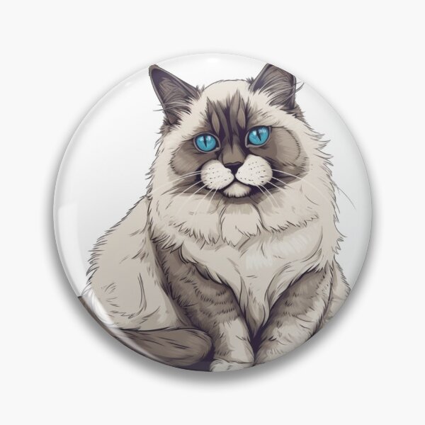Item preview, Designs: Soft & Silky Ragdoll Cat Tee with Playful Kitty designed and sold by DooodleGod.