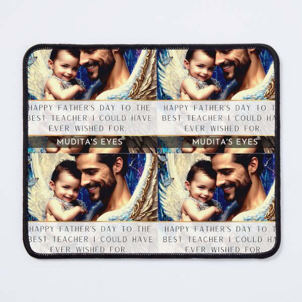 Item preview, Lovely " To the best teacher" Angelic Happy Soft Father and Baby Sticker designed and sold by MuditasEyes.
