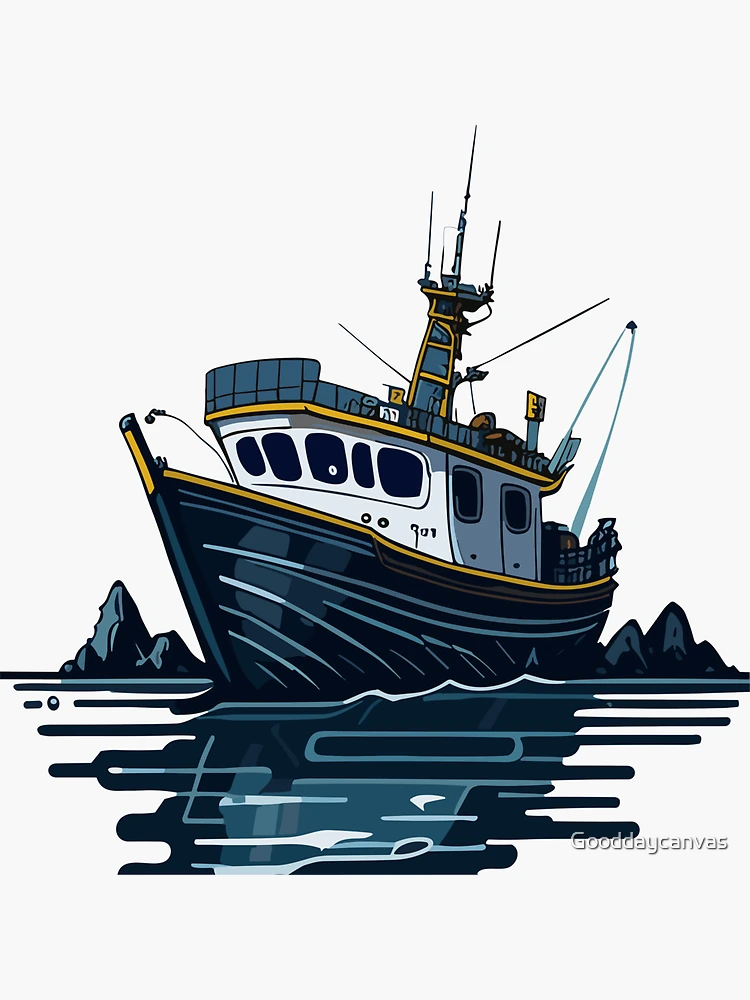 Fishing boat | Sticker