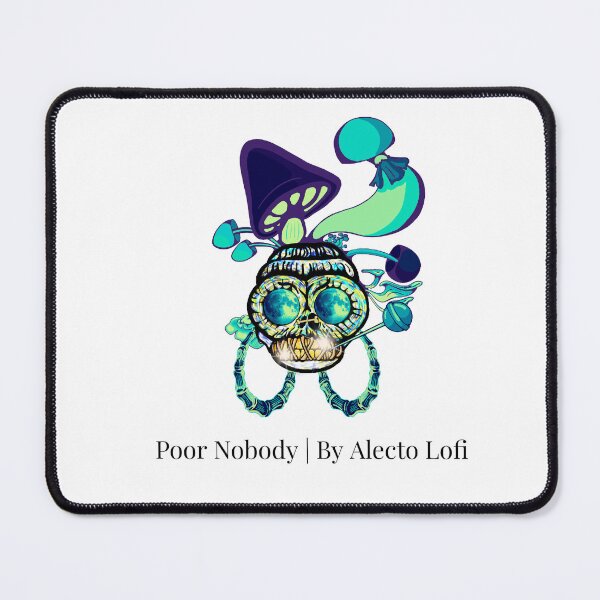 Item preview, Poor Nobody - Aqua Shroomy designed and sold by AlectoLofi.