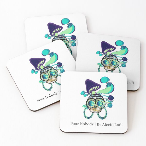 Item preview, Poor Nobody - Aqua Shroomy designed and sold by AlectoLofi.