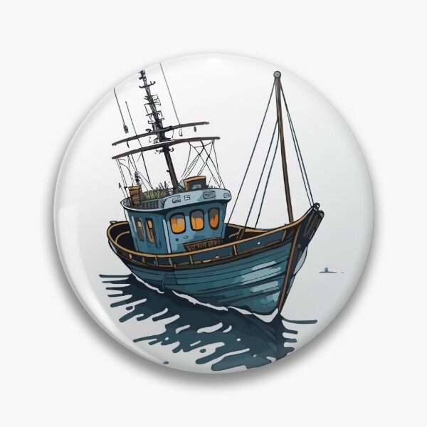 Artikelvorschau, Fischerboot entworfen und verkauft von Gooddaycanvas.